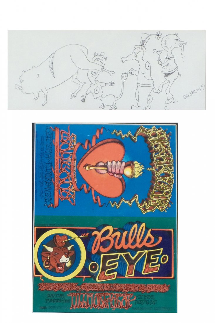 Charles Burns Drawing & Griffin Handbill (1 of 7)