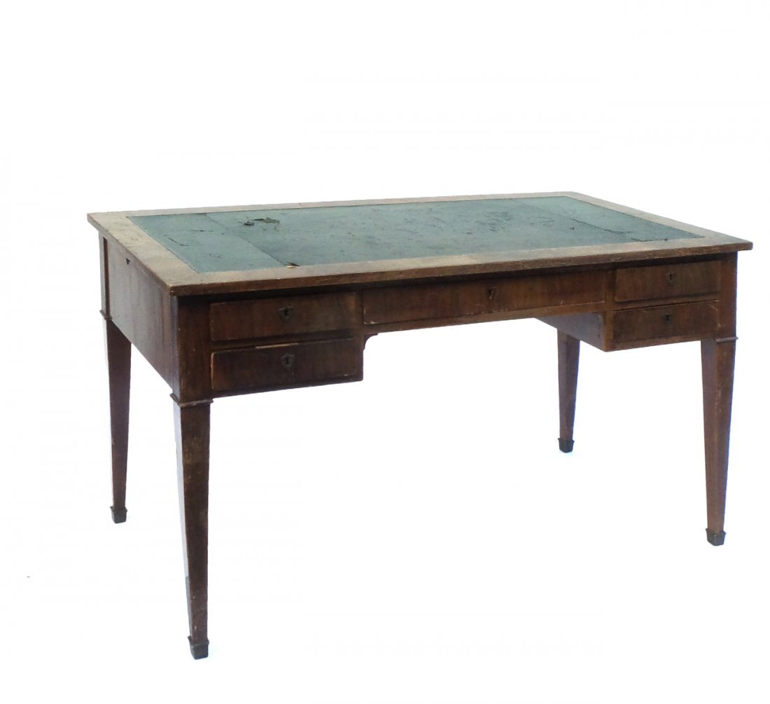 French Leather Top Desk (1 of 9)