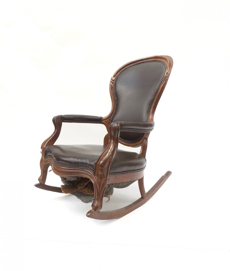 Victorian Walnut Rocker (1 of 10)