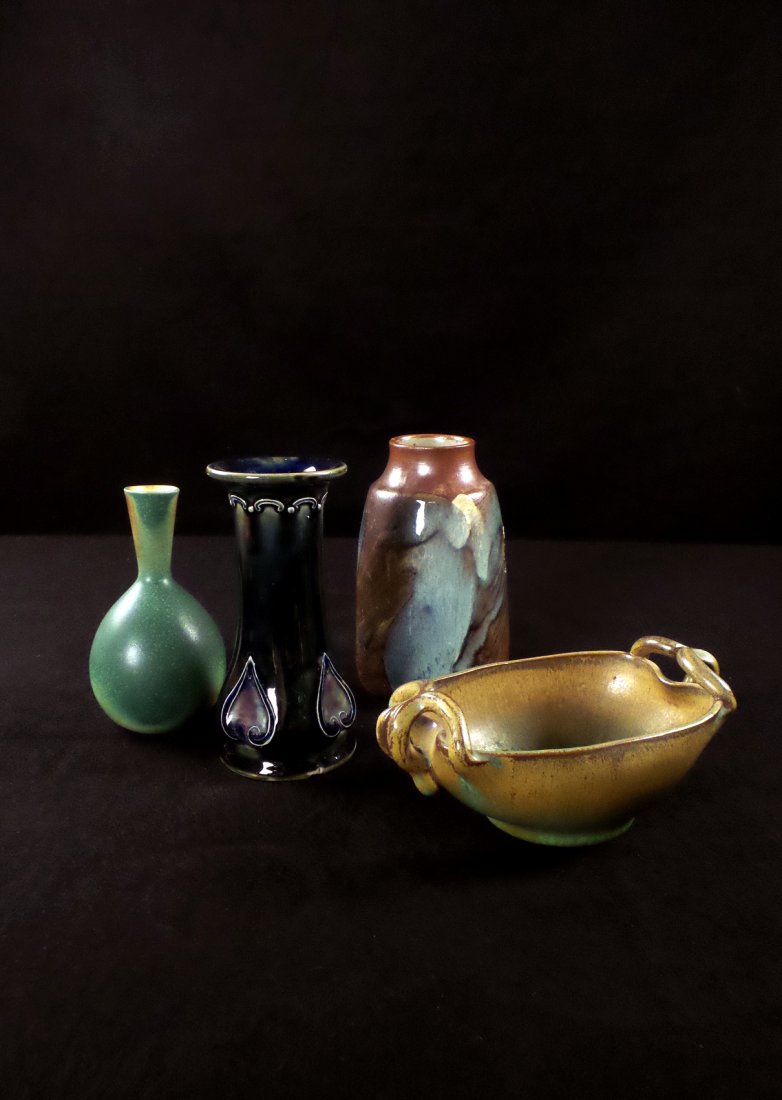 Four Pieces Art Pottery (1 of 9)