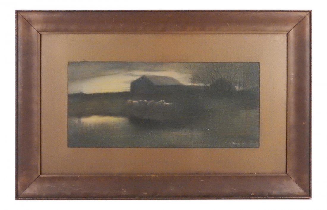 H. Bucklard, Farmhouse Silhouette (1 of 3)