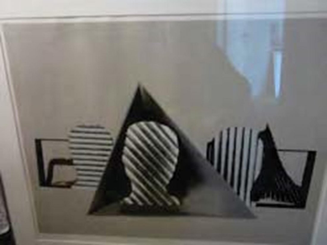 Haica Shmueli, Geometric - Lithograph (1 of 1)