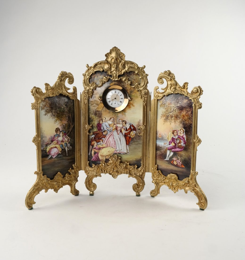 Vienna Table Screen with a Clock (1 of 7)