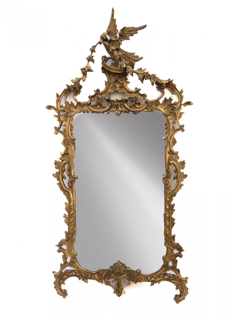 George II-Style Giltwood Mirror (1 of 5)