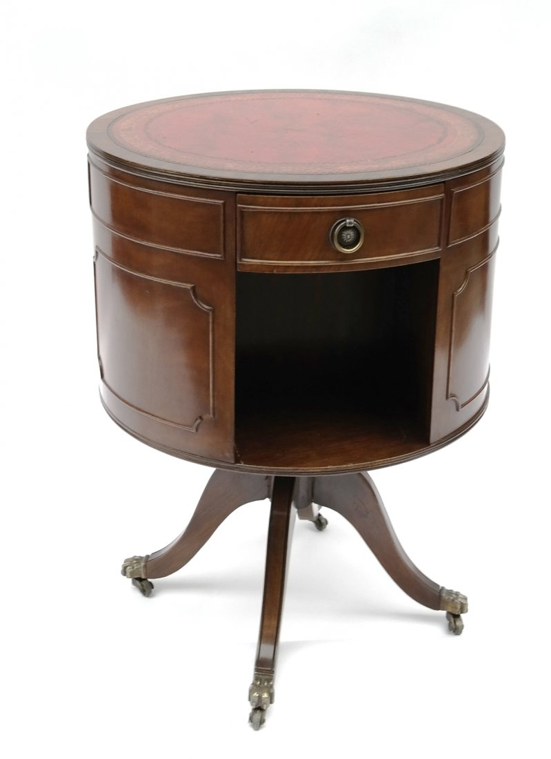 Regency Style Book/Drum Table (1 of 6)