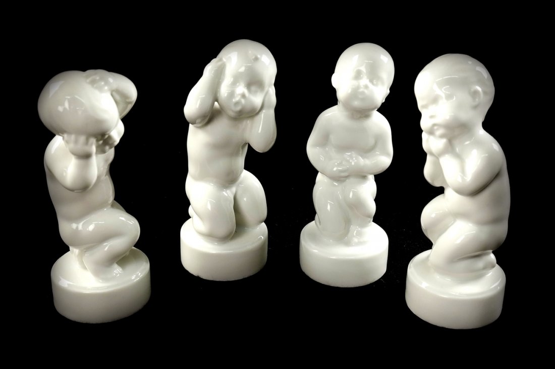 Four B & G Porcelain Infants (1 of 6)