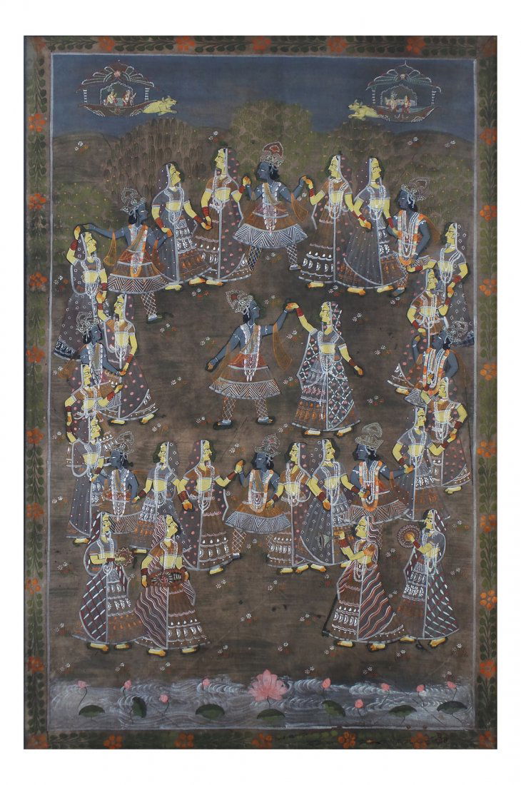 Modern Indian Painting on Cloth (1 of 5)
