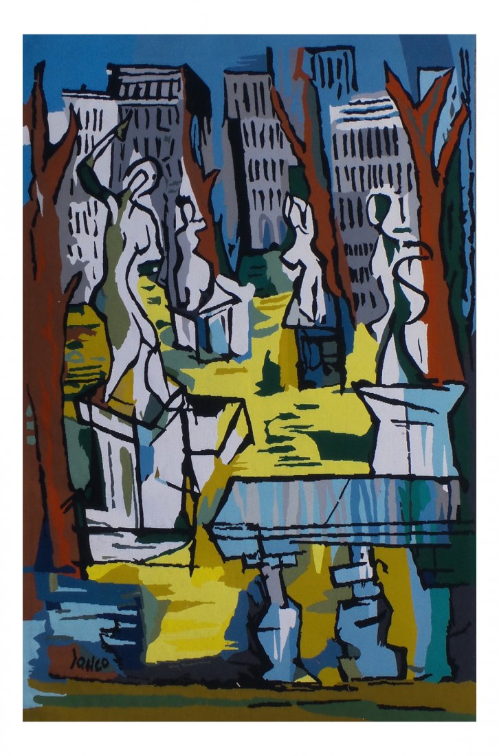 Marcel Janco Tapestry, Luxembourg Garden (1 of 7)
