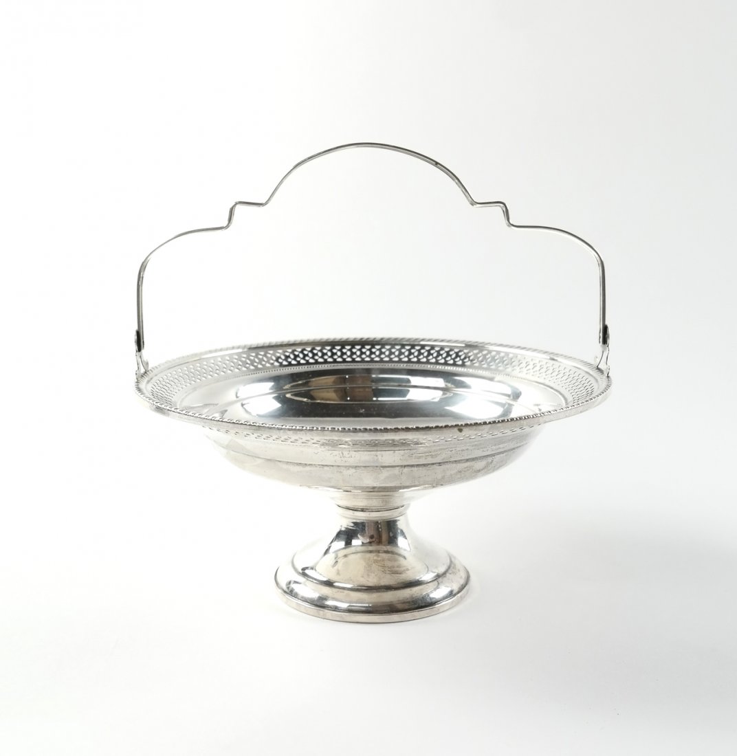 Sterling Silver Basket w/ a Handle (1 of 5)