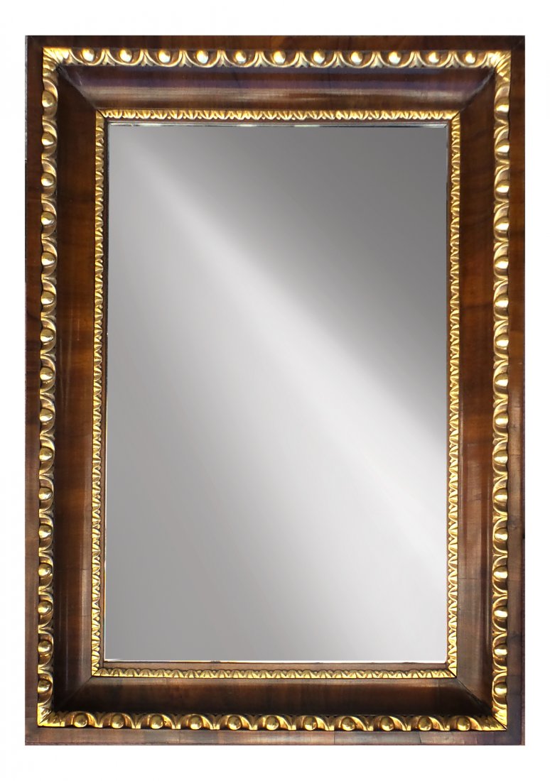 Mahogany and Gilt Wood Mirror (1 of 4)