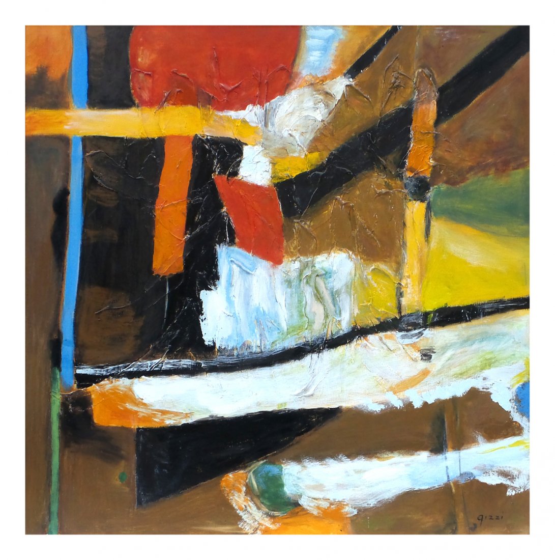 Gizzi, Abstract - Oil on Board (1 of 5)