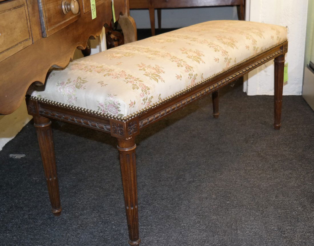 Louis XV-Style Window Bench (1 of 2)