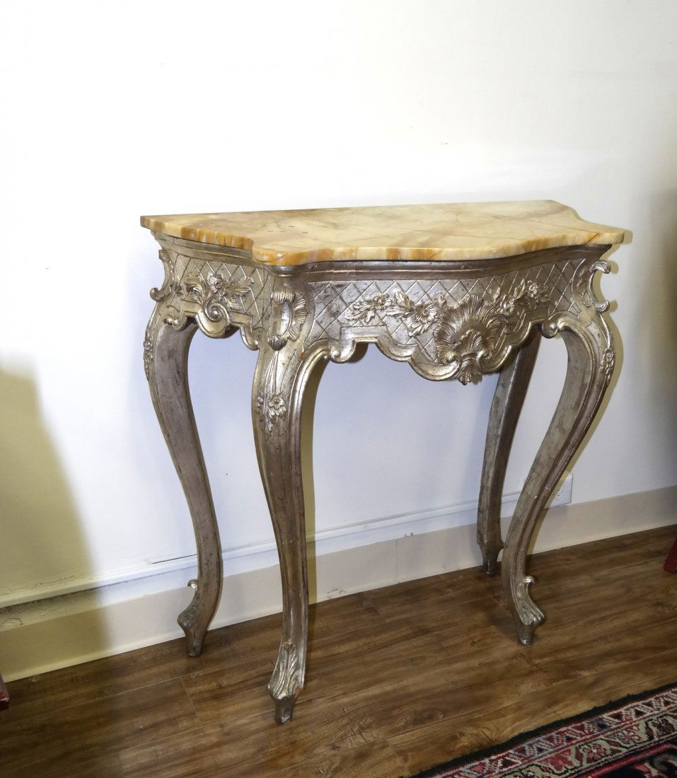 Louis XV-Style Marble Top Commode (1 of 3)