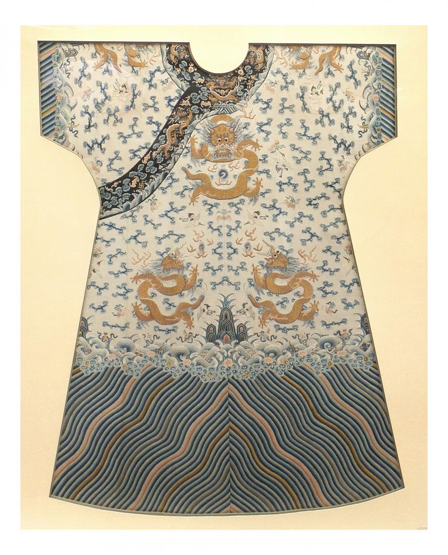 Embroidered Silk Kimono, Framed (1 of 6)