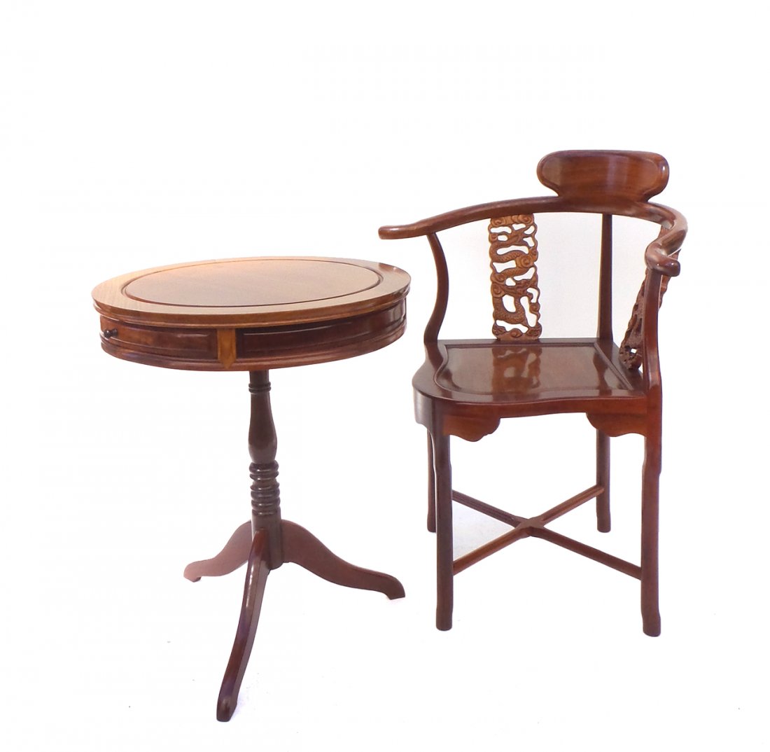 Telephone Table with Corner Chair (1 of 9)