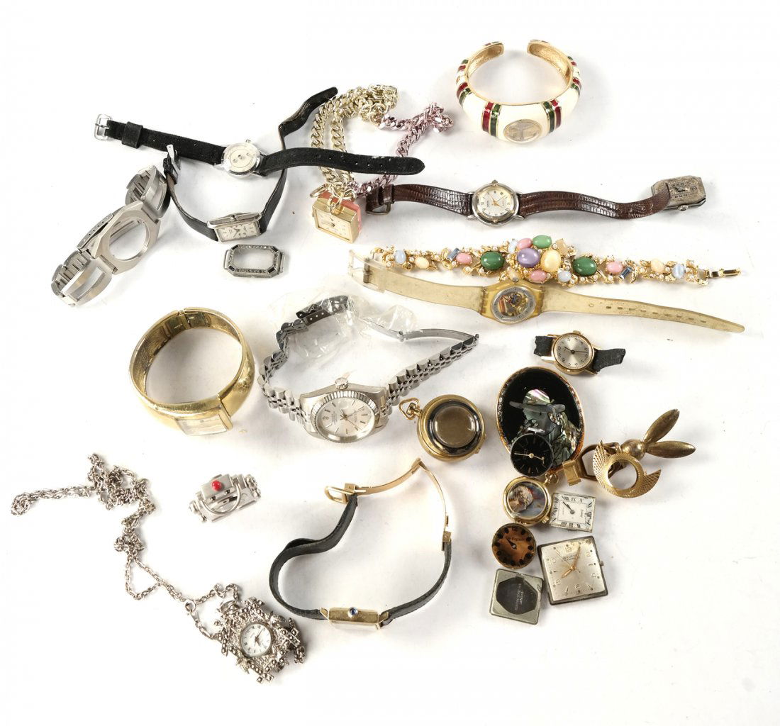 Ladies' 14k Gold Wrist Watch and Others (1 of 8)