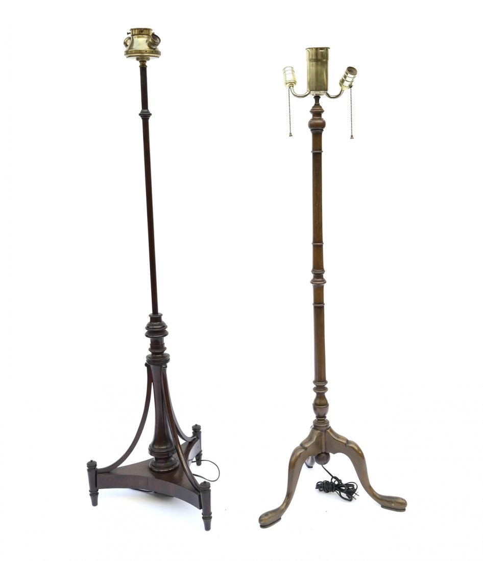 Two English-Style Floor Lamps (1 of 6)