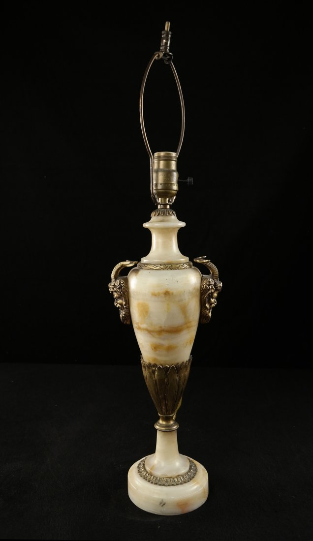 Onyx and Metal Lamp (1 of 8)