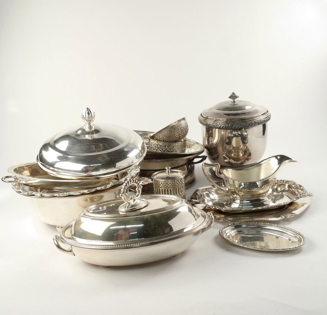 Assorted Silver Plate Serving Pieces (1 of 5)
