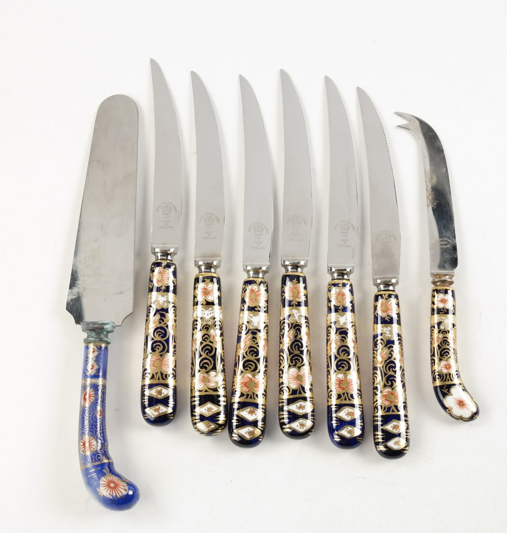 Royal Crown Derby Imari Steak Knives (1 of 3)