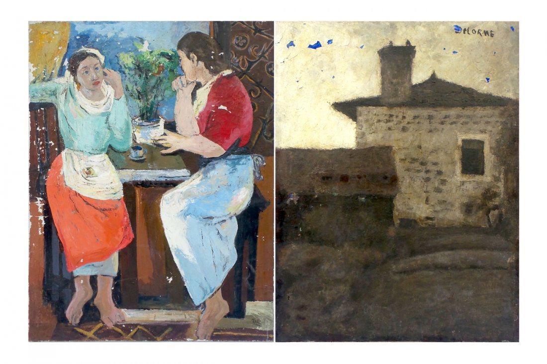 Delorme, "La Maison et la Grange" (1 of 10)