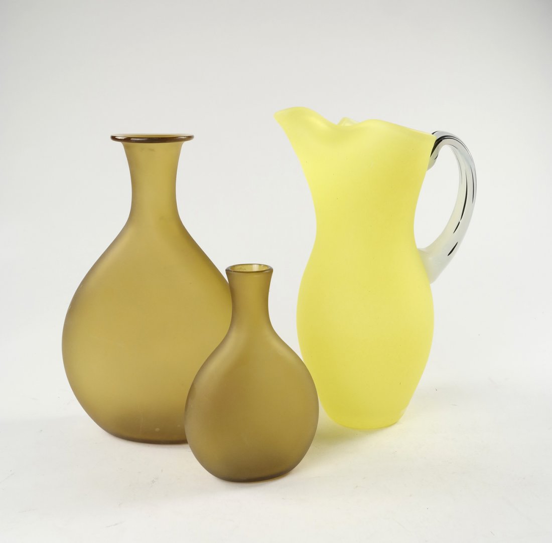 Kosta Boda Pitcher, Art Glass Vases (1 of 6)