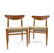 Pair of Hans Wegner-Style Side Chairs