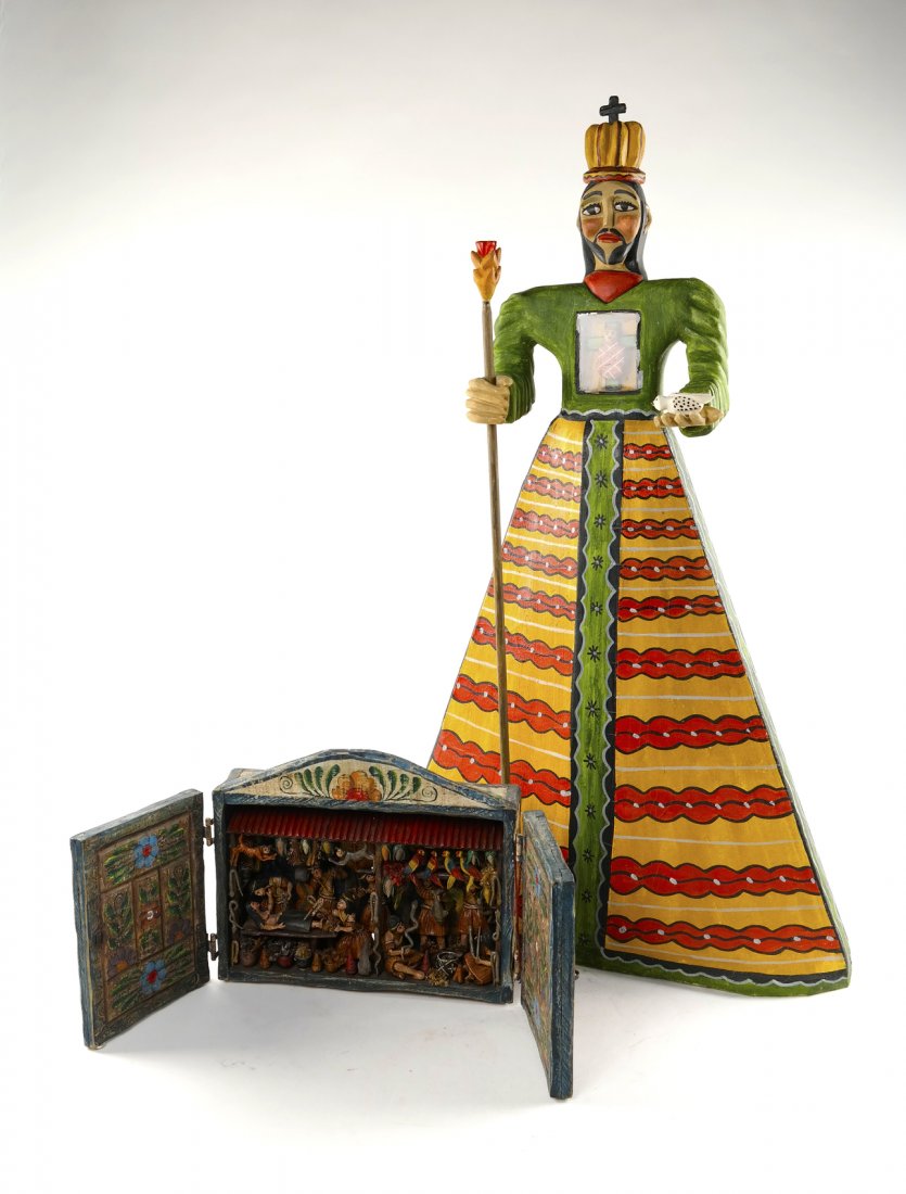 Two Spanish Colonial-Style Sculptures (1 of 9)