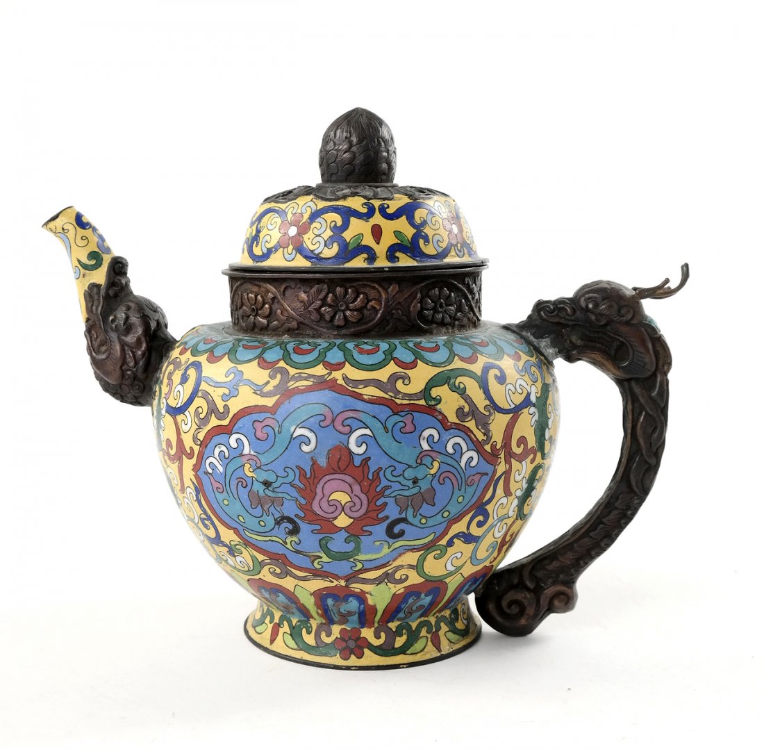 Antique Cloisonne Teapot (1 of 6)