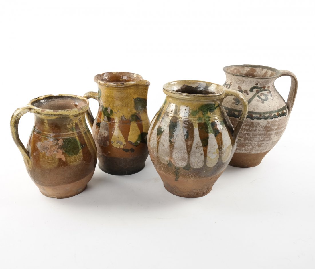 Four Decorated Ceramic Vessels (1 of 6)