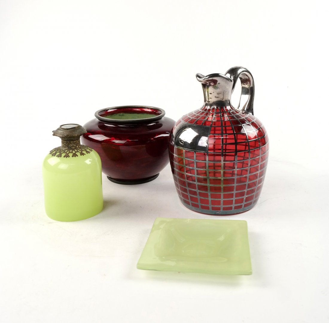 Four Enamel and Glass Vessels (1 of 4)