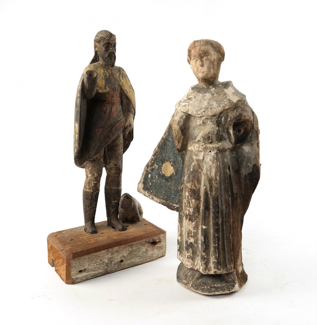 Two Wood Santos Figures (1 of 7)