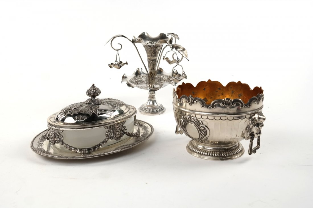 3 Silver Plate Decorative Items (1 of 5)
