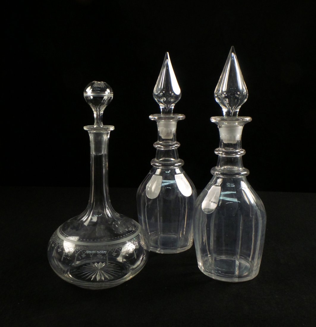 Three Crystal Decanters (1 of 4)