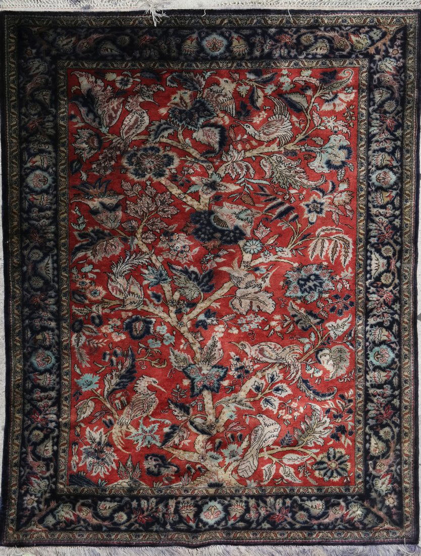 Landscape and Bird Design Rug (1 of 3)