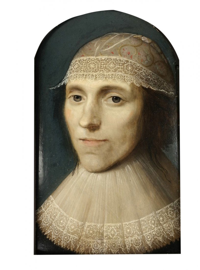 Antique "Portrait of a Lady" (1 of 5)