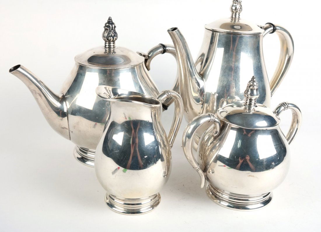 Royal Danish Sterling Tea/Coffee Service (1 of 8)