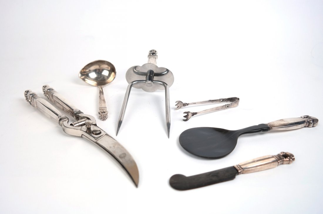 Danish Sterling Serving Pieces, Jensen (1 of 9)