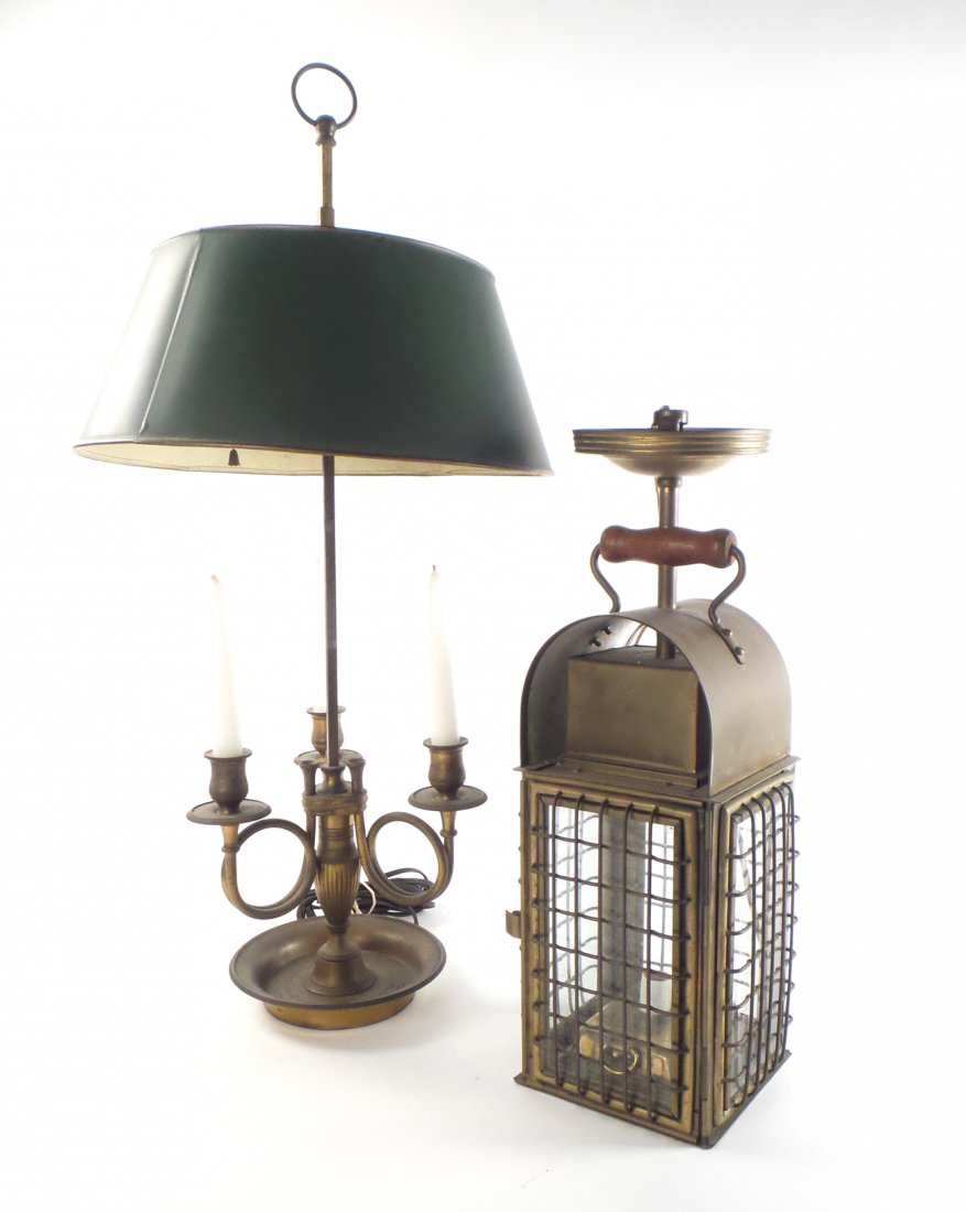 Bouillotte Lamp and Ceiling Lantern (1 of 6)