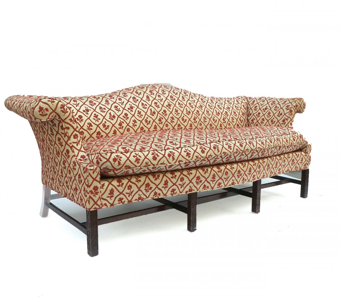 Chinese Chippendale-Style Sofa (1 of 6)
