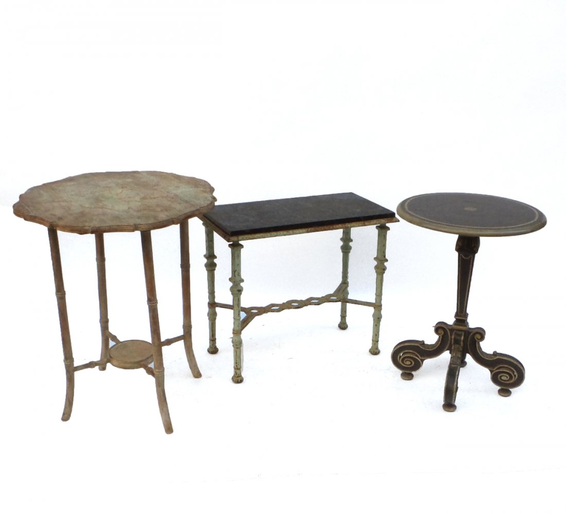 Lot of Three Assorted Tables (1 of 8)