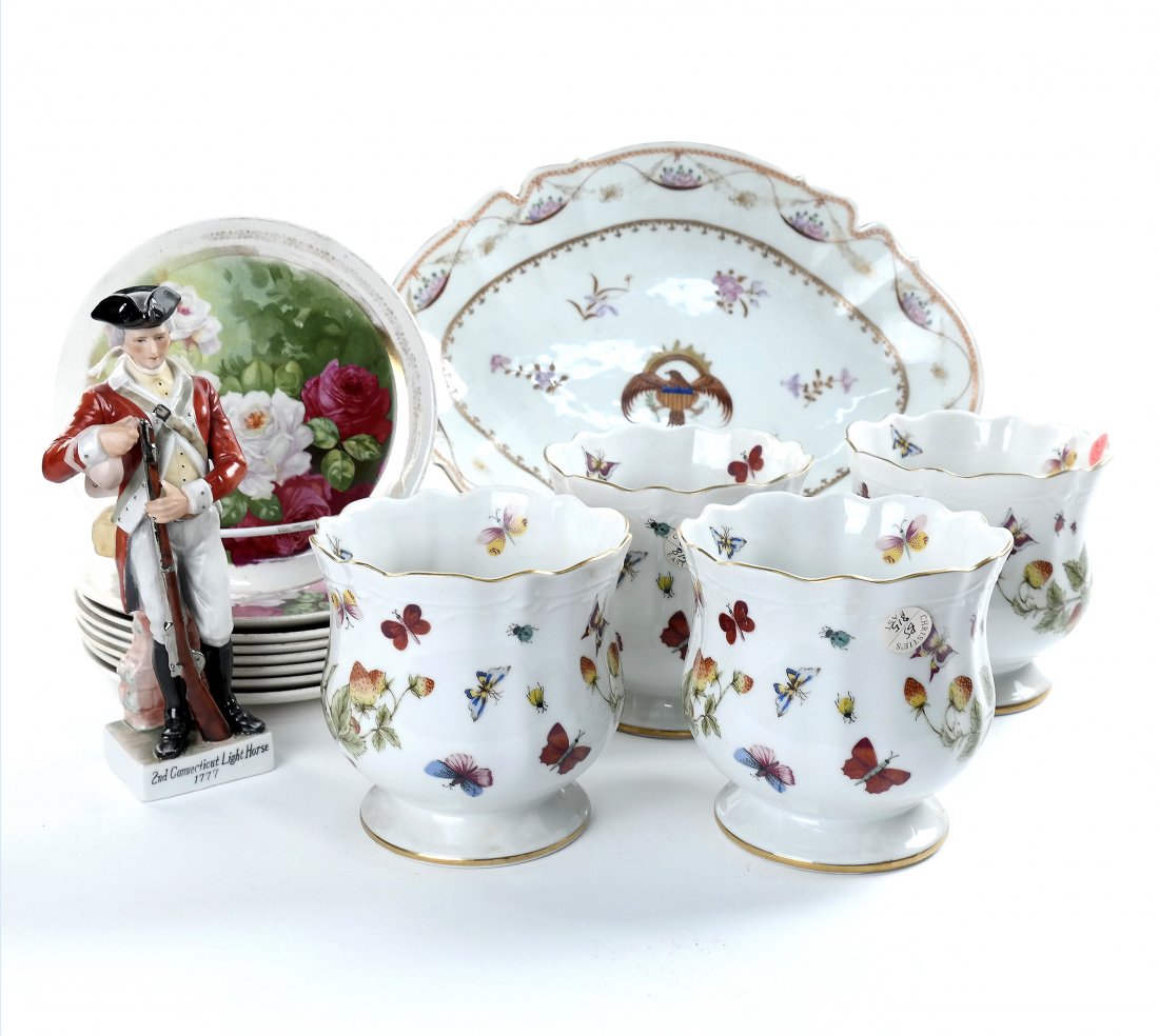 14 Porcelain Items with Figurine (1 of 9)