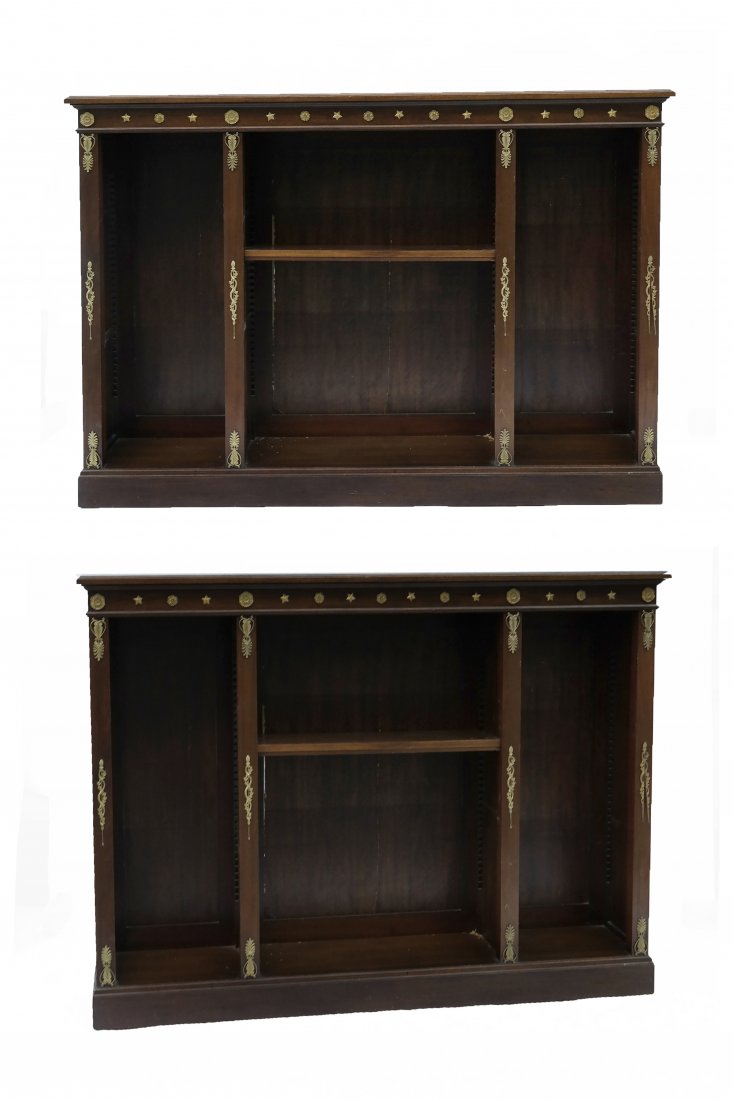 Pair of Empire-Style Bookcases (1 of 7)
