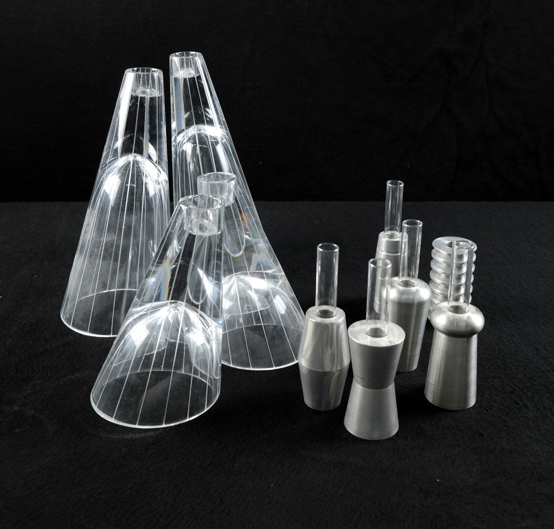 Crystal Candle Holders, Bud Vases (1 of 9)