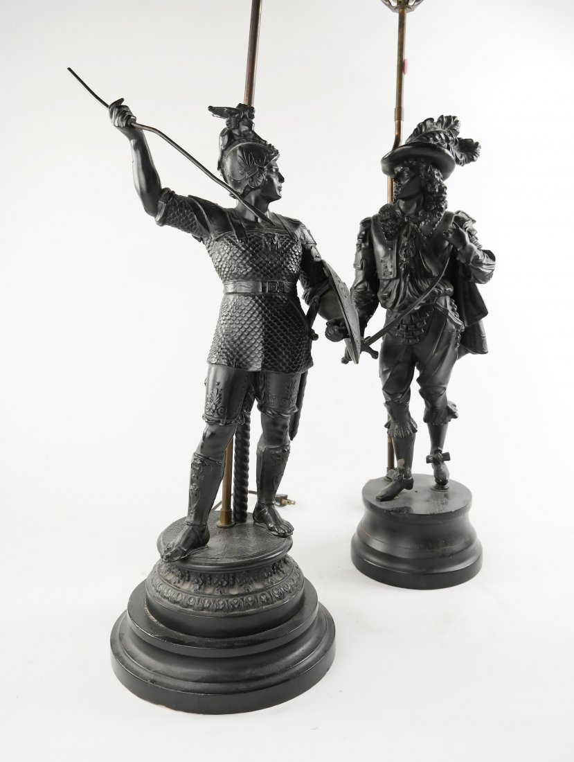 Two Figurative Metal Lamps (1 of 7)