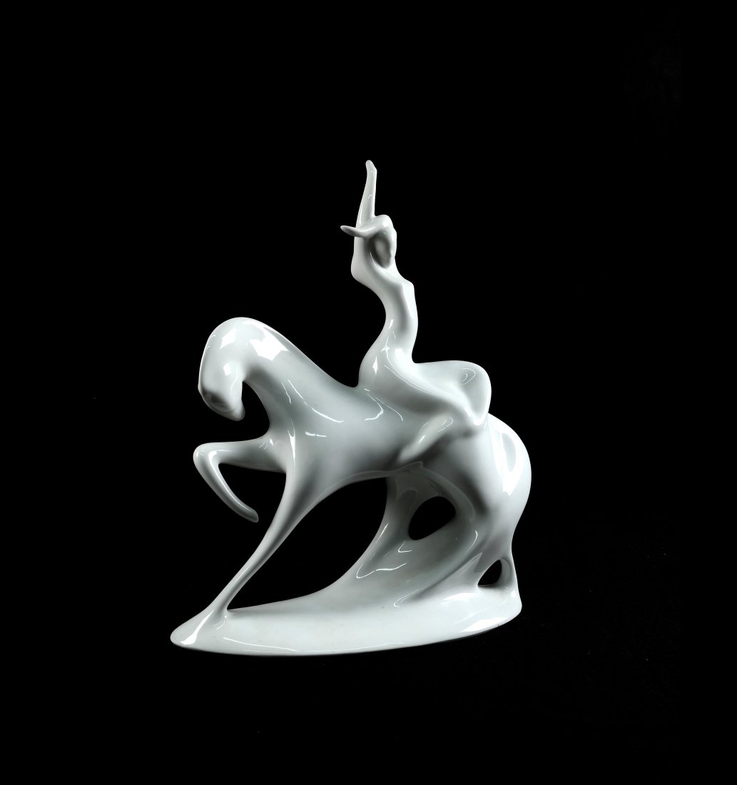 Royal Dux Porcelain Figurine (1 of 9)