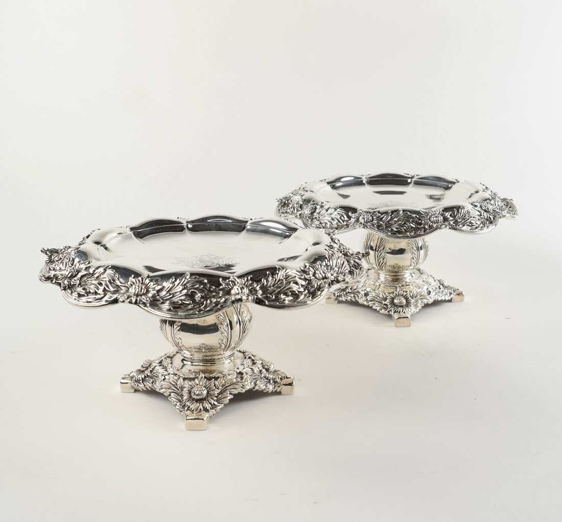 Pair of Tiffany & Co. Sterling Tazzas (1 of 7)
