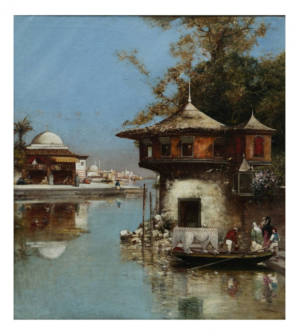 Golden Horn at Bosphorus, Oil on Canvas (1 of 5)