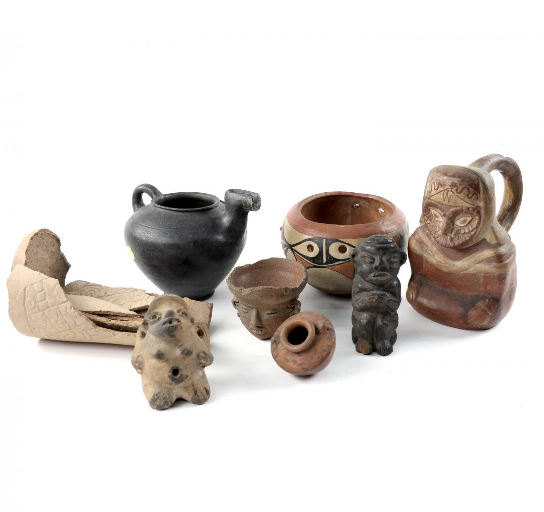 Eight Pottery Items (1 of 5)