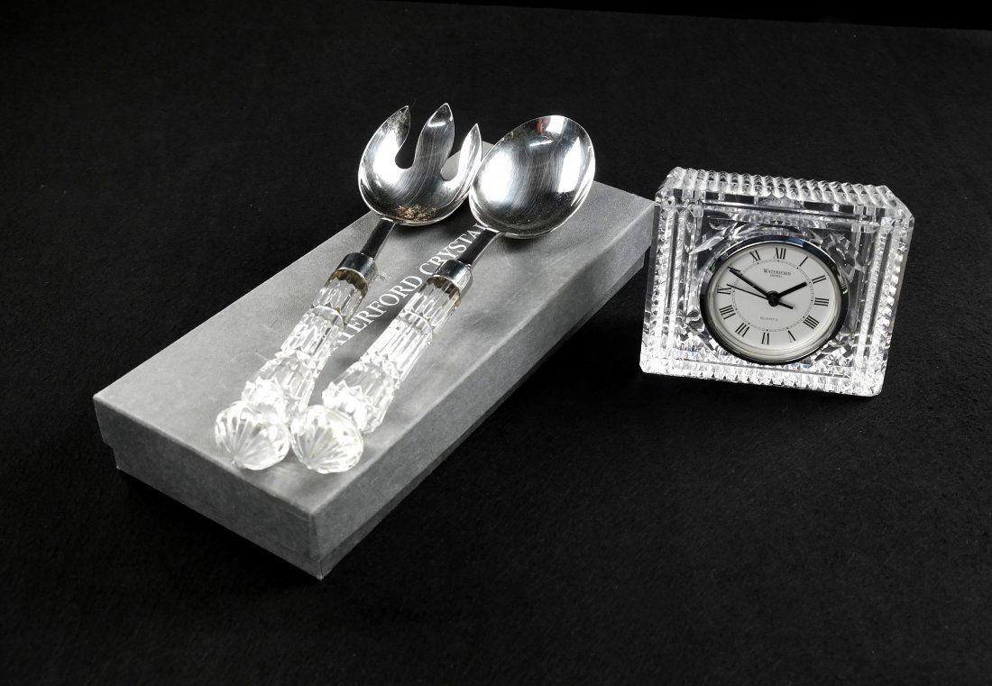 Waterford Crystal Clock & Salad Server (1 of 5)